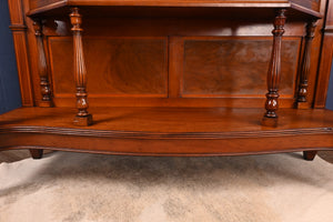 Solid Mahogany English Bookcase c.1900 - The Barn Antiques