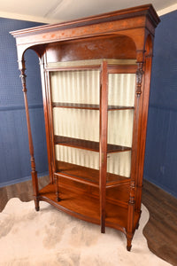 Solid Mahogany English Bookcase c.1900 - The Barn Antiques