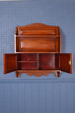 Load image into Gallery viewer, English Solid Walnut Wall Cabinet c.1900 - The Barn Antiques