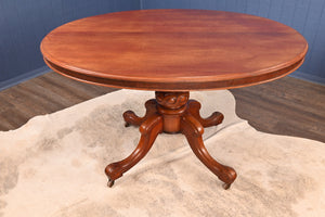 English Walnut Loo Table c.1890 - The Barn Antiques