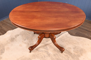 English Walnut Loo Table c.1890 - The Barn Antiques