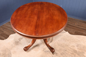 English Walnut Loo Table c.1890 - The Barn Antiques