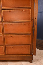 Load image into Gallery viewer, French Walnut Leathered Wellington Document Cabinet - The Barn Antiques