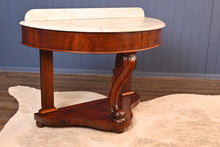 Load image into Gallery viewer, English Mahogany Marble Topped Console c.1890 - The Barn Antiques