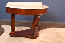 Load image into Gallery viewer, English Mahogany Marble Topped Console c.1890 - The Barn Antiques