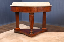 Load image into Gallery viewer, English Mahogany Marble Topped Console c.1890 - The Barn Antiques