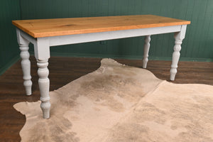 English Reclaimed Oak Farm Table - The Barn Antiques