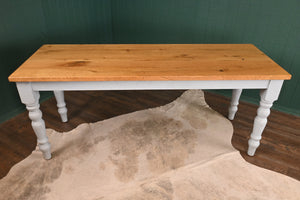 English Reclaimed Oak Farm Table - The Barn Antiques