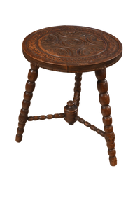 French Hand Carved Occasional Table c.1890 - The Barn Antiques