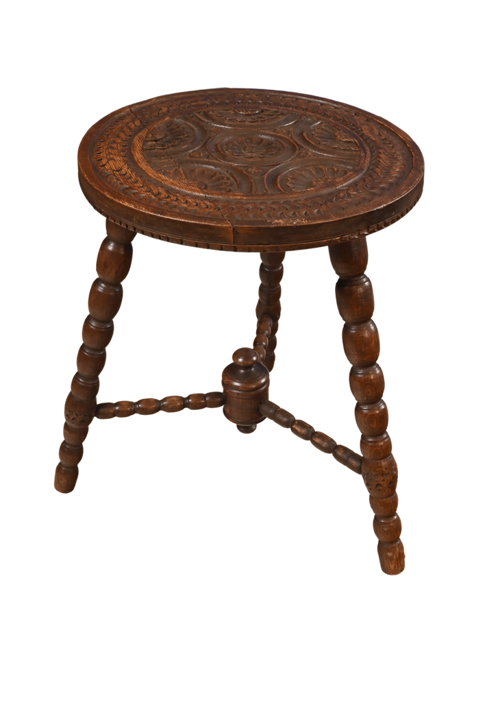 French Hand Carved Occasional Table c.1890 - The Barn Antiques