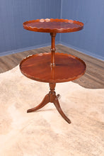 Load image into Gallery viewer, English Mahogany Two Tiered Occasional Table - The Barn Antiques