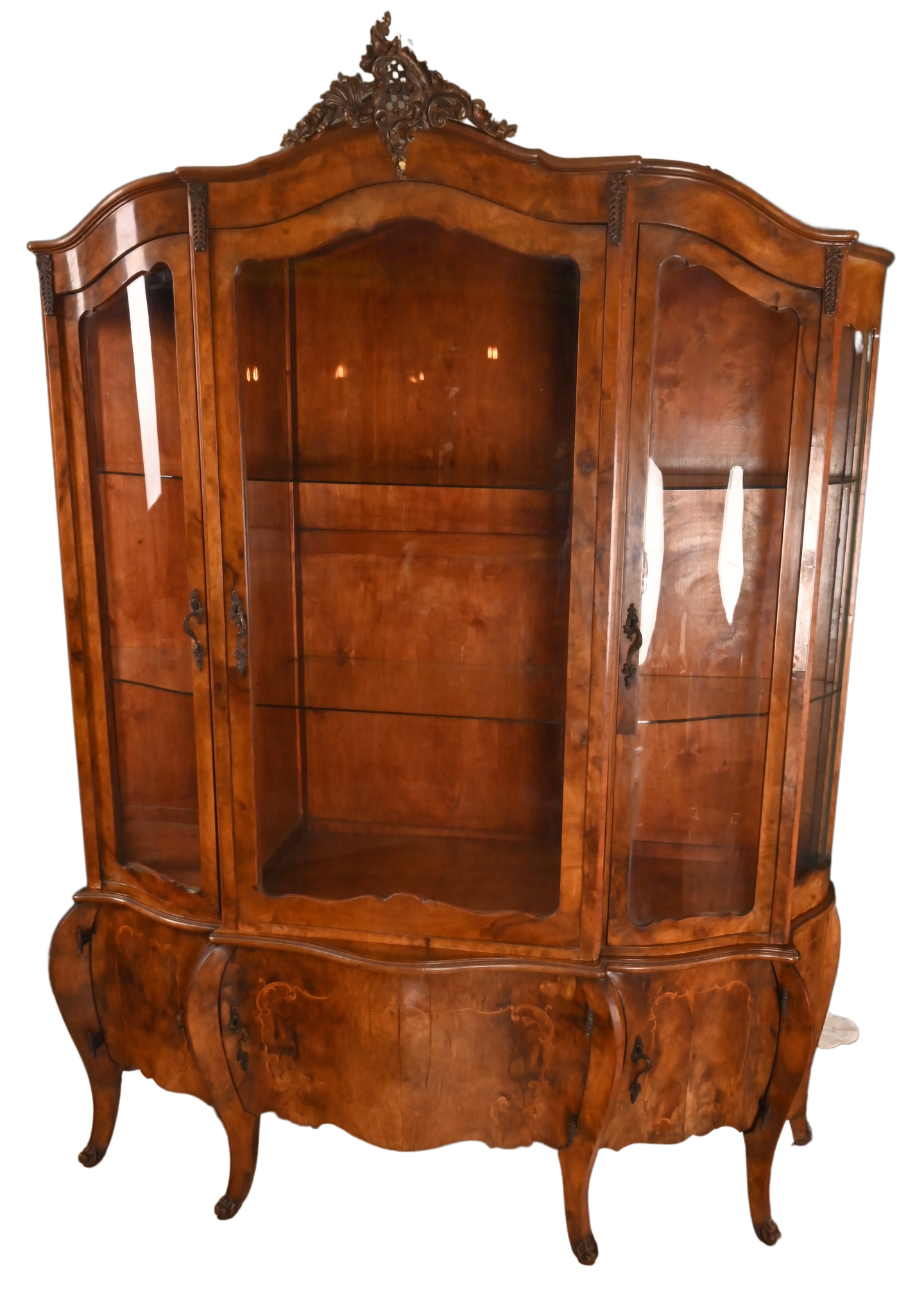 Walnut Bombay Cabinet c.1890 - The Barn Antiques