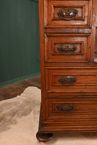 Carved Walnut Dresser c.1880 - The Barn Antiques