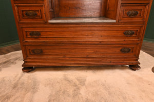 Carved Walnut Dresser c.1880 - The Barn Antiques