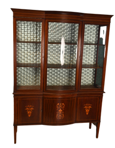 Inlaid Mahogany Display c.1900 - The Barn Antiques