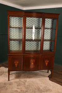 Inlaid Mahogany Display c.1900 - The Barn Antiques