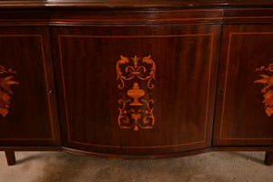 Inlaid Mahogany Display c.1900 - The Barn Antiques