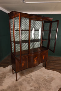 Inlaid Mahogany Display c.1900 - The Barn Antiques