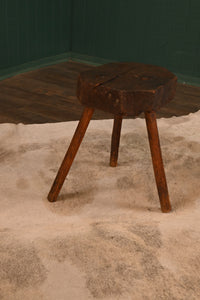 English Primitive Country Stool - The Barn Antiques