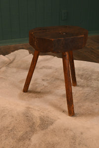 English Primitive Country Stool - The Barn Antiques