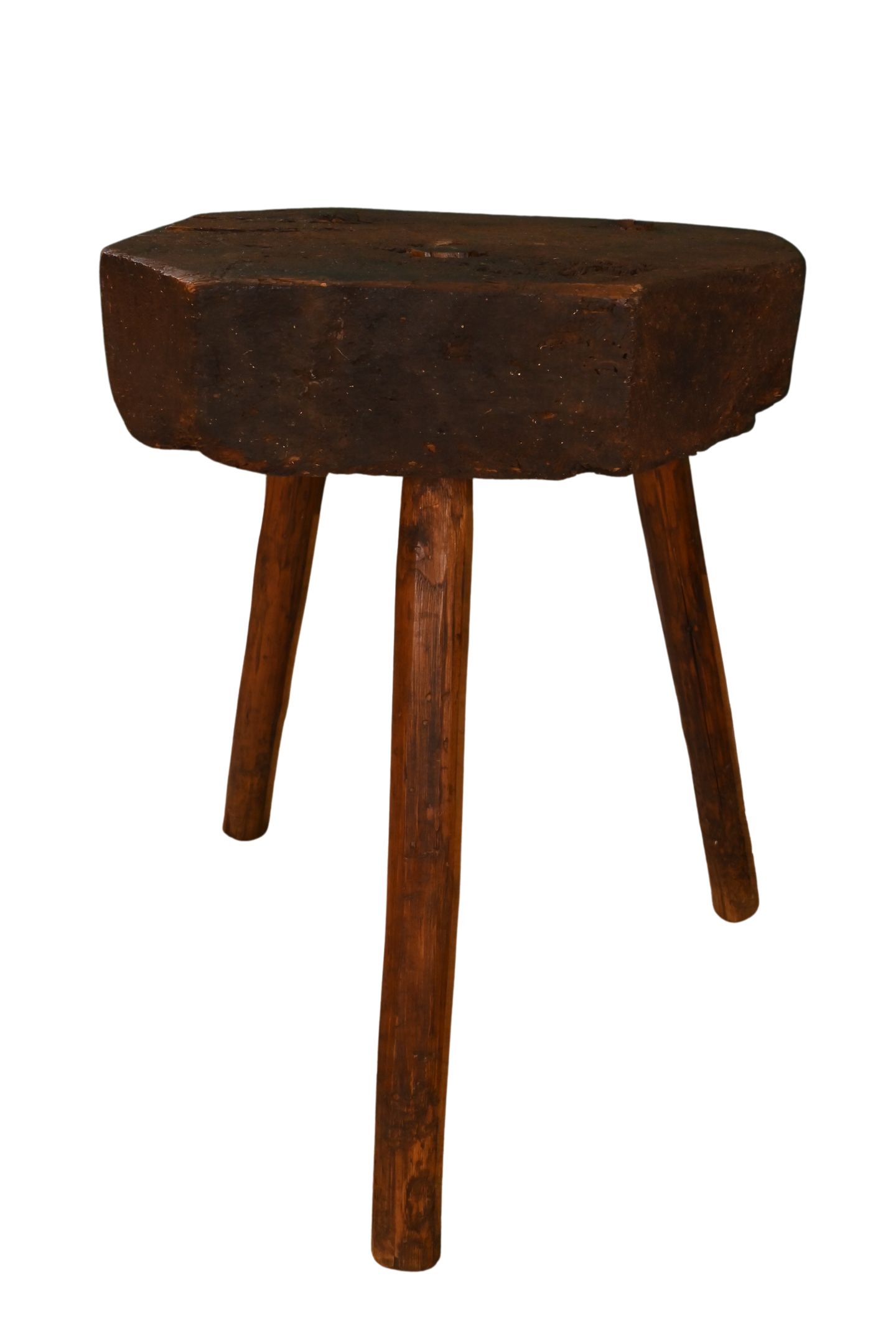 English Primitive Country Stool - The Barn Antiques