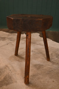 English Primitive Country Stool - The Barn Antiques