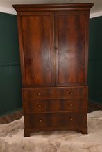 Load image into Gallery viewer, English Mahogany Linen Press c.1890 - The Barn Antiques