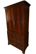 Load image into Gallery viewer, English Mahogany Linen Press c.1890 - The Barn Antiques