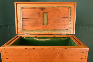 Primitive Pine Ice Box c.1890 - The Barn Antiques