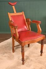 Load image into Gallery viewer, English Mahogany Barber Chair c.1900 - The Barn Antiques