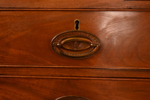 Georgian English Mahogany Bureau c.1830 - The Barn Antiques