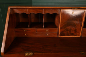 Georgian English Mahogany Bureau c.1830 - The Barn Antiques