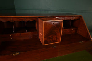 Georgian English Mahogany Bureau c.1830 - The Barn Antiques