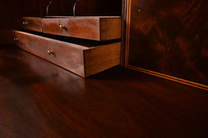 Georgian English Mahogany Bureau c.1830 - The Barn Antiques