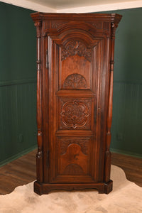 Stunning Carved French Corner Cabinet c.1820 - The Barn Antiques