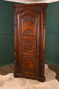 Stunning Carved French Corner Cabinet c.1820 - The Barn Antiques