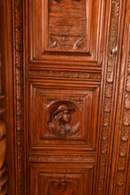 Load image into Gallery viewer, Heavily Carved Oak Continental Cabinet c.1870 - The Barn Antiques