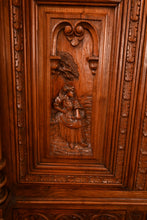 Load image into Gallery viewer, Heavily Carved Oak Continental Cabinet c.1870 - The Barn Antiques