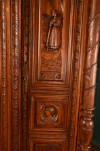 Load image into Gallery viewer, Heavily Carved Oak Continental Cabinet c.1870 - The Barn Antiques