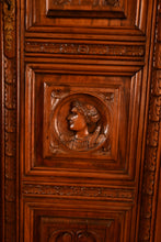 Load image into Gallery viewer, Heavily Carved Oak Continental Cabinet c.1870 - The Barn Antiques