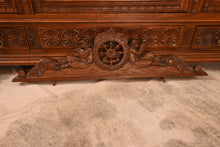 Load image into Gallery viewer, Heavily Carved Oak Continental Cabinet c.1870 - The Barn Antiques