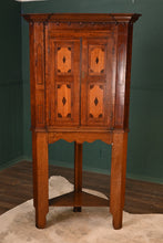 Load image into Gallery viewer, English Oak Corner Cabinet c.1870 - The Barn Antiques