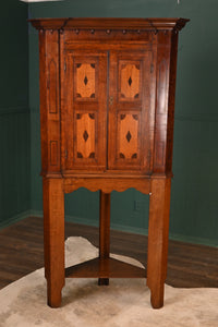 English Oak Corner Cabinet c.1870 - The Barn Antiques