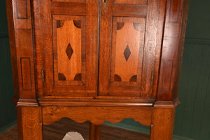 English Oak Corner Cabinet c.1870 - The Barn Antiques