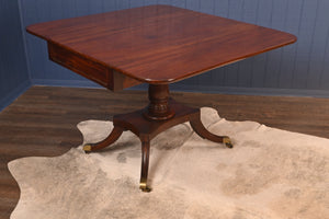 English Mahogany Pembroke Table c.1880 - The Barn Antiques