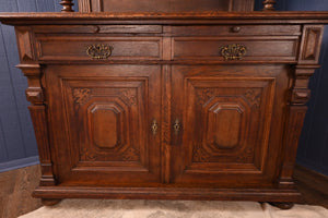Carved Oak Continental c.1890 - The Barn Antiques