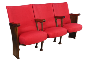 Vintage Scottish Cinema Seats - The Barn Antiques
