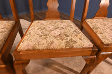 Load image into Gallery viewer, Walnut Queen Anne Style Chairs- Set of Four - The Barn Antiques