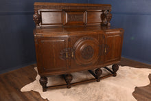 Load image into Gallery viewer, Fitted English Oak Carved Sideboard c.1920 - The Barn Antiques