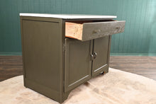 Load image into Gallery viewer, Enamel Topped Fitted Cabinet - The Barn Antiques